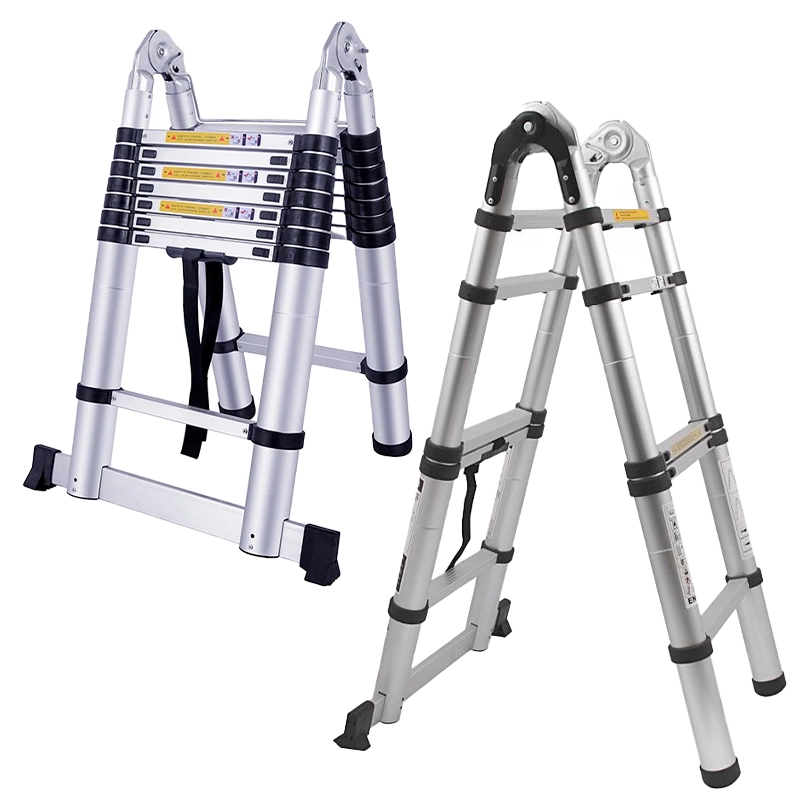 Лестница-стремянка телескопич. 2.5м/5м