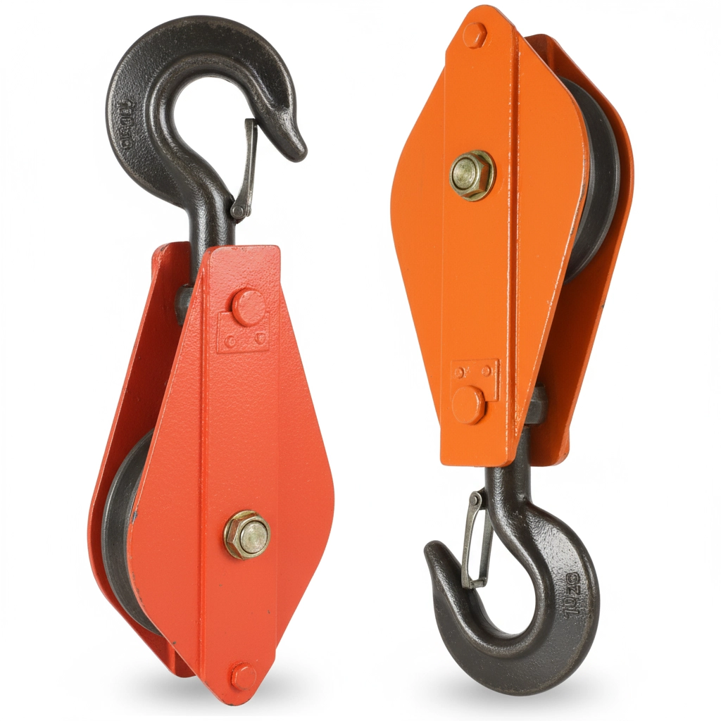 Блок монтажный однорольный с крюком 10 т 1 ролик