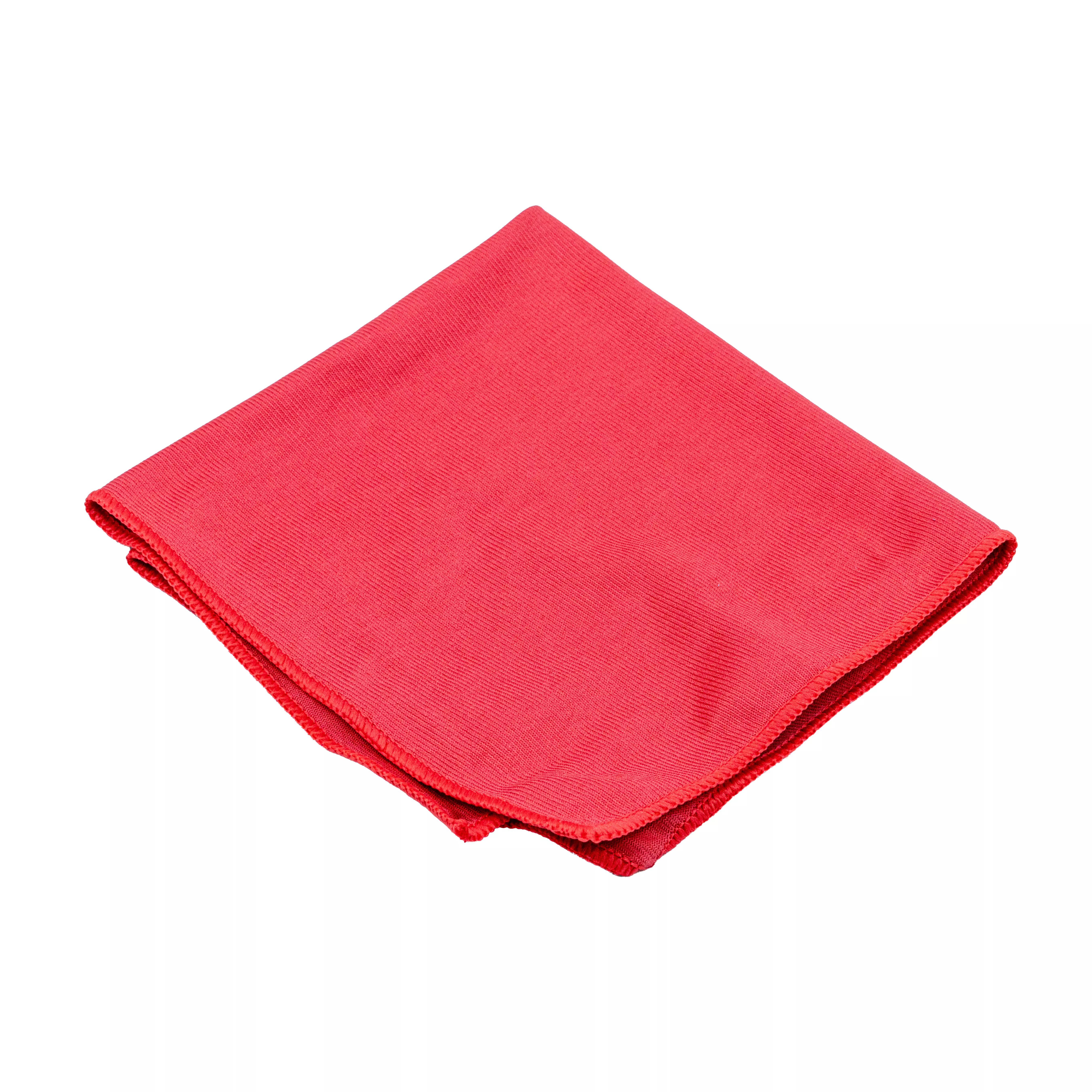 ASO280R-Салфетка для оптики, гладкая микрофибра, 280г/м2, 40*40см, цвет красный, 85% полиамид /15% полиэстер