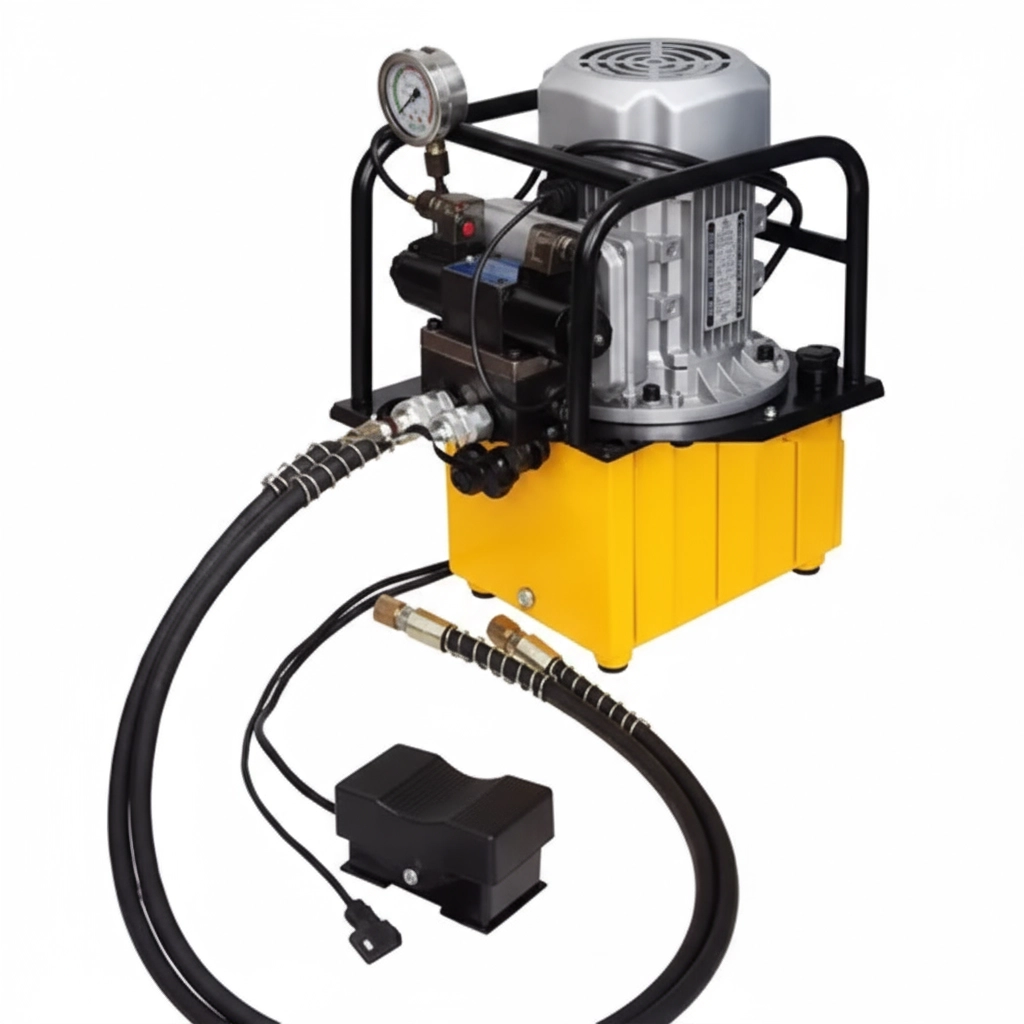 Гидравлическая насосная электростанция (двухпоточная маслостанция) МС 700-0.8П-Р-2 220В