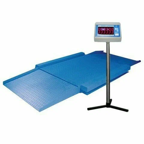 Весы платформенные С ПАНДУСОМ 1200x1200 мм 2000 кг + поверка