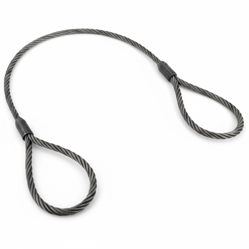 Строп канатный петлевой УСК1, СКП-0.5т 5м (опрессовка)