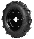 Колесо для мотоблока 5.00-12 «Елочка», диаметр 580 мм, 4 отверстия в сборе (шина+камера+диск)