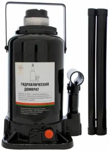Домкрат с предохр. клапаном гидравлический бутылочный 2 т